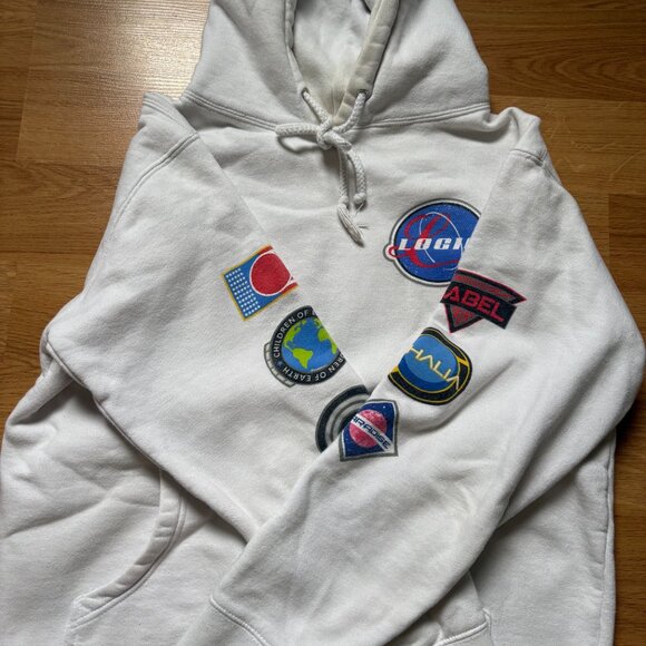 Logic Merch Unisex White Hoodie - Picture 3 of 4